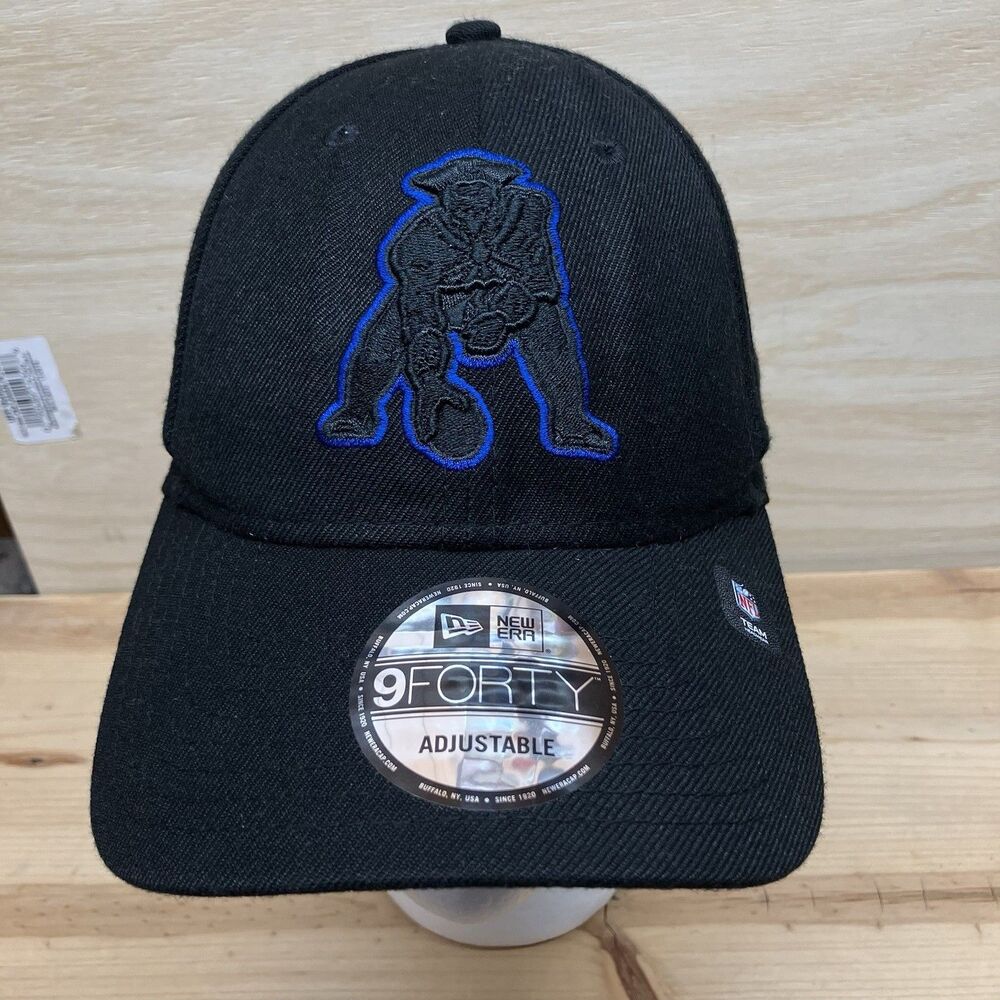 New England Patriots Snap Back Hat Cap New Era 9Forty Adjustable Black NFL